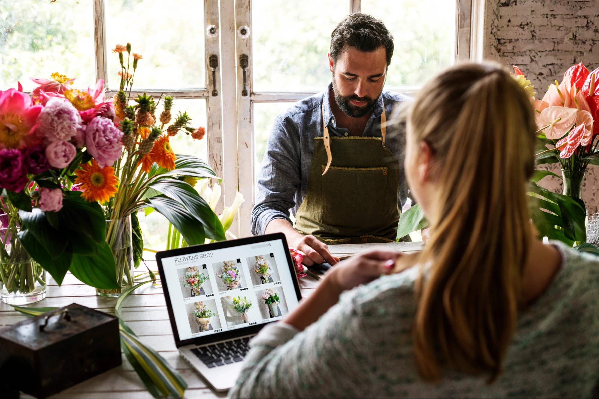 Florists updating website